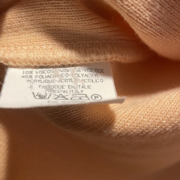 Gispa 3 Piece Melon Tan Semi Mesh Knit Loungewear Set - Picture 4 of 8